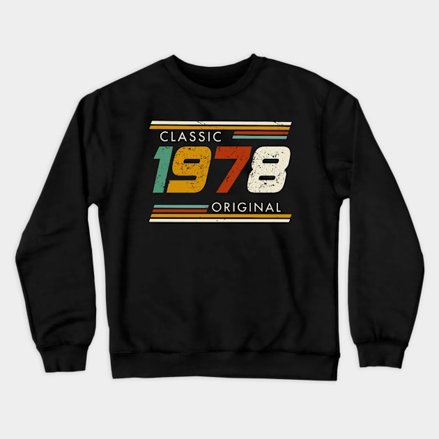 Classic 1978 Original Vintage Crewneck Sweatshirt by sueannharley12